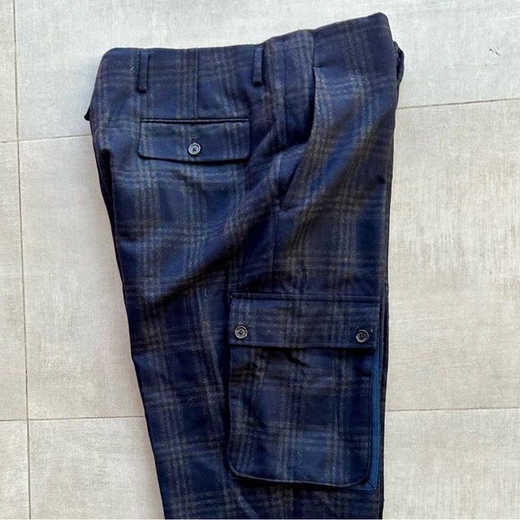 Thom Browne for Brookes Brothers Black Fleece Wool Cashmere Windowpane Pants - Picture 8 of 16